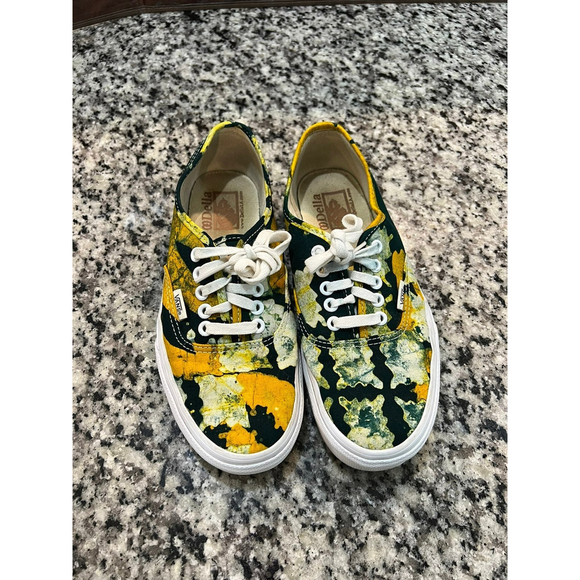 Vans Men's Shoes "Authentic" -- (Della) Batik/Yellow SZ 6.5M’s / 8W’s - Picture 1 of 9